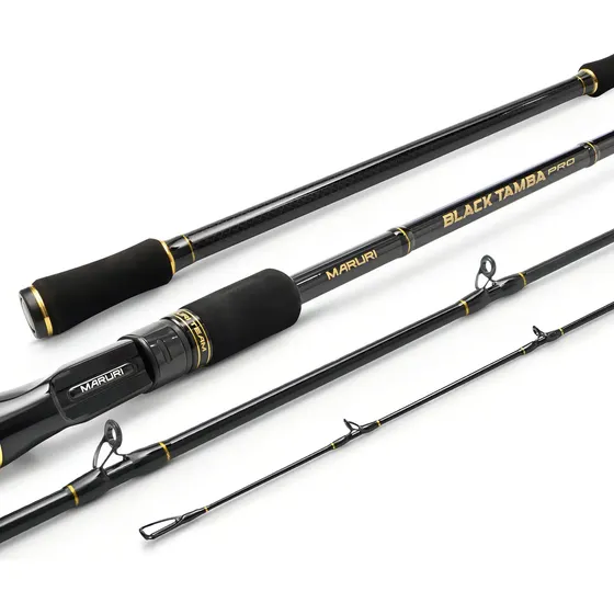 Vara de Pesca Maruri Black Tamba Pro 2,40m C802-H 30-60lb em 2 Partes Casting de 30-170g