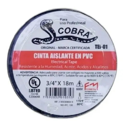 Teipe Cobra Troquelado 18 Mts