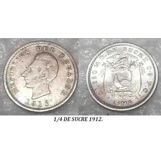 Monedas Antiguas De Ecuador