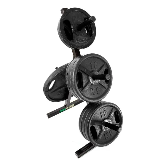Soporte Porta Discos Hierro 30mm Mancuernas Y Pesas Gym