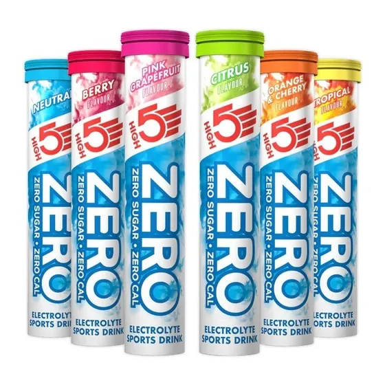 Tubo De 20 Tabletas Electrolitos High5  Zero Sal 