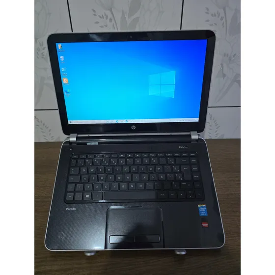 Notebook Hp Pavilion 14 I5 4gb 500 Hd Bateria Nova. Prata