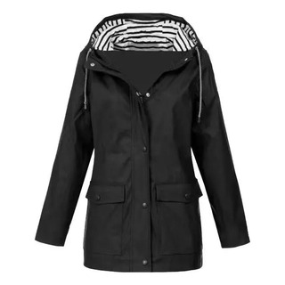 Chamarra Impermeable Cortavientos Para Mujer Abrigo Chaqueta Chamarra Impermeable Cortavientos Para Mujer Abrigo Chaqueta