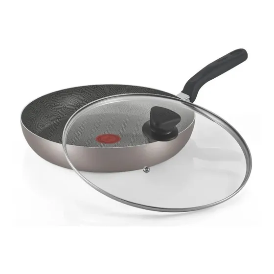 Sartén Antiadherente 24 Cm Imusa Talent Con Tapa De Vidrio