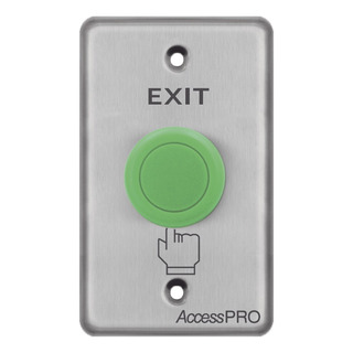 Accesspro, Botón Tipo Hongo Color Verde No, Nc, Com, Apbhvc Accesspro, Botón Tipo Hongo Color Verde No, Nc, Com, Apbhvc
