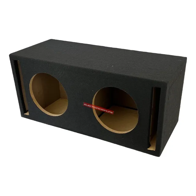 Cajon Para 2 Subwoofer De 10 Pulgadas Porteado Mdf Para Bajo