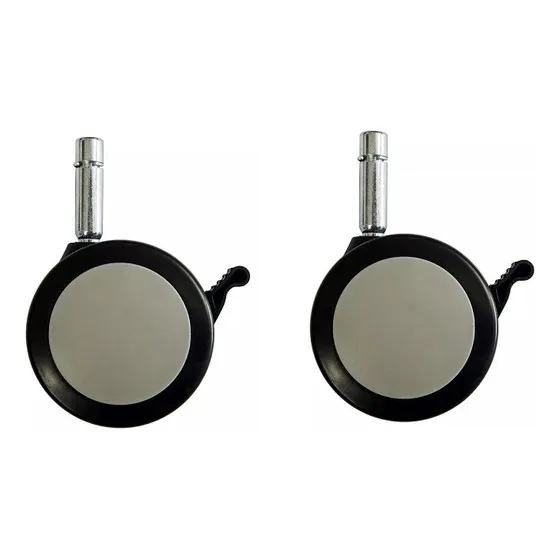 Set De 2 Ruedas Para Cama Cic Y Rosen Ruedas Gris