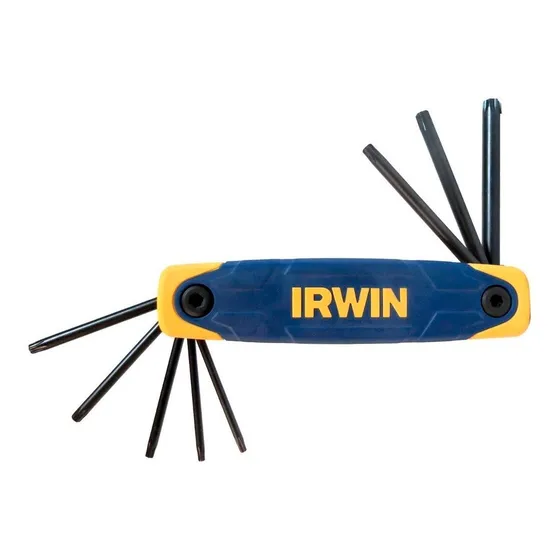 Juego De Llaves Torx Larga Plegable 8 Pz Irwin Iw10767