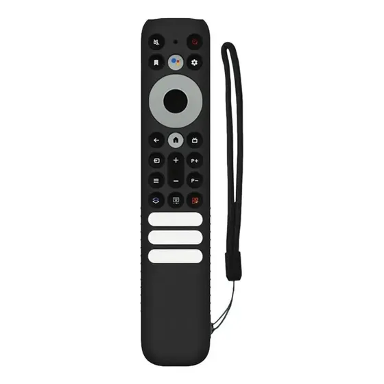 Capa De Silicone Para Controle Smart Tv Tcl 2022 E 23 Rc902v Preta