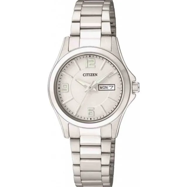 Reloj Citizen 60683 Eq0591-56a Quartz Mujer *watchsalas* Color del fondo Plateado 60683