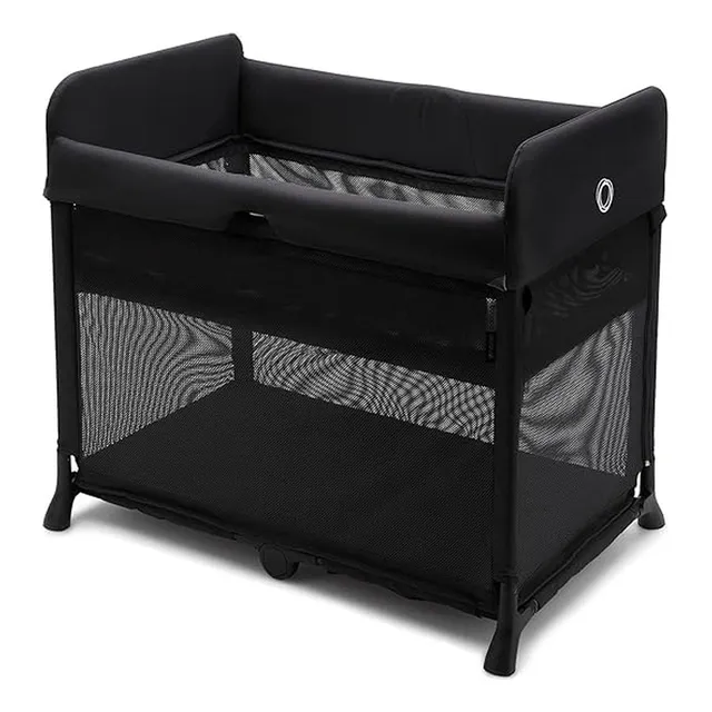 Bugaboo Stardust Cuna De Viaje Color Negro Diseño de la tela Liso