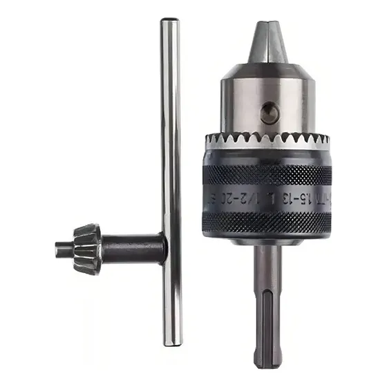 Kit Mandril Adaptador Sds Plus 13mm P/ Bosch Makita Dewalt