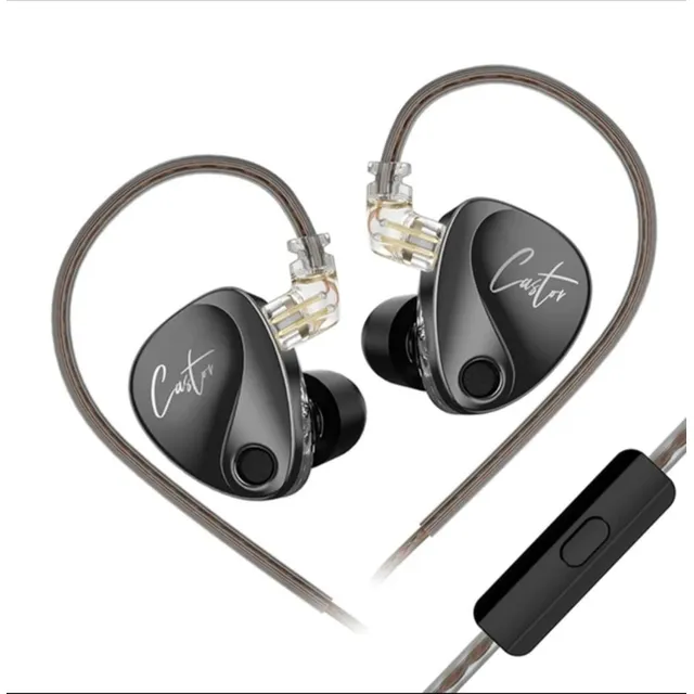 Kz Castor Audífonos In-ear Con Micrófono Color Gray
