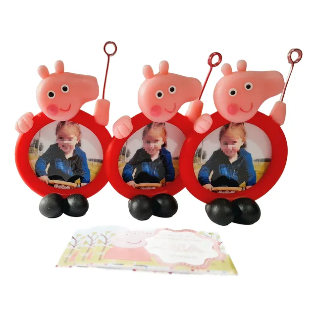 Souvenir Peppa, Sapo Pepe, Búho, Mariquita X10 Un