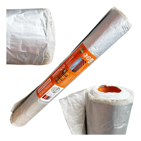 Cinta Butilo Autoadhesiva Aluminizada P/techos,fugas 1mx10mt
