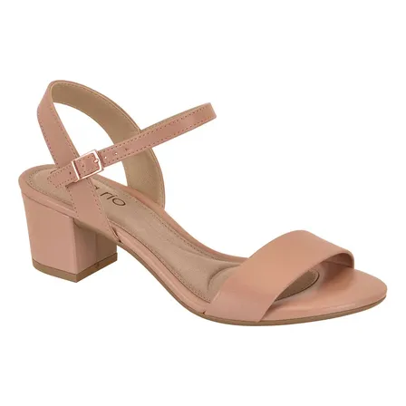 Sandália Feminina Salto Bloco Médio Conforto Original