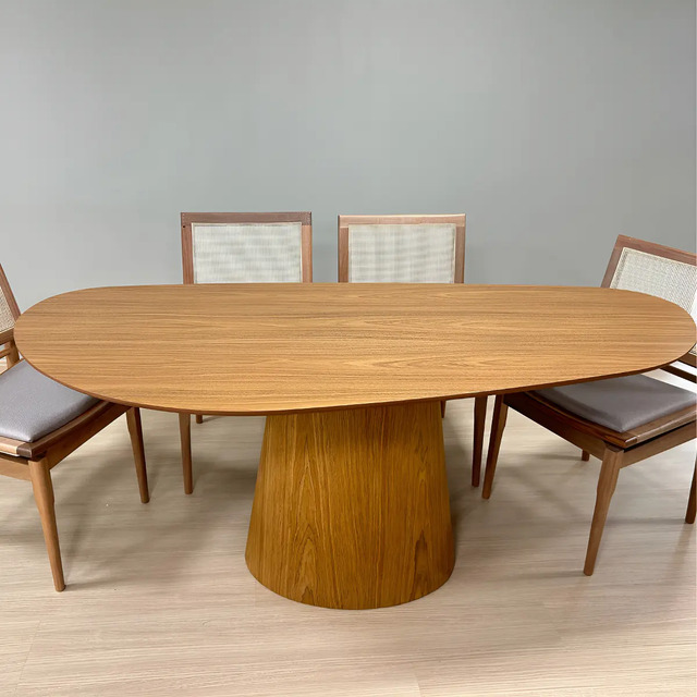 Mesa Oval Organica Em Freijo 140x90 Freijó Mesa Oval Organica Em Freijo 140x90 Freijó