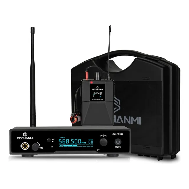 Gochanmi Er110 Sistema Estereo Monitoreo Inalámbrico 1 Canal