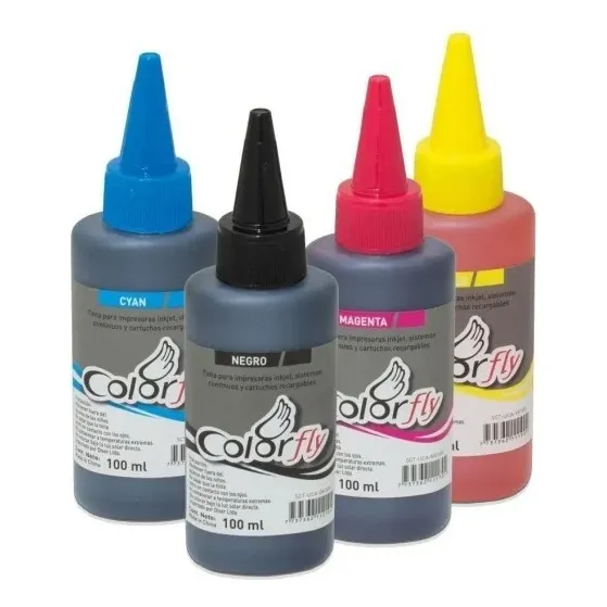 Tinta Impresora Compatible Para Epson 100ml Sistema Continuo