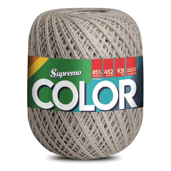 Barbante Supremo Color 6 452m Palha Claro 3 Enovelar
