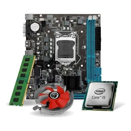 Kit Pl mãe H61 processador I5 2400 memoria 8 Gb ddr3 Powerpc