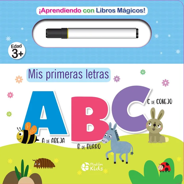 Mis Primeras Letras - Libro De Cartón Plutón Kids 2023