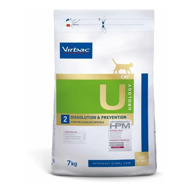 Alimento HPM VIRBAC Dissolution & Prevention CAT DE 7 kg