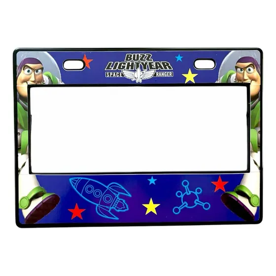 Porta Placa Para Moto Diseño Buzz Lightyear Toy Story