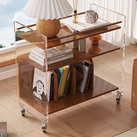 Mesa Minimalista Moderno Para Sala Con Ruedas De Centro