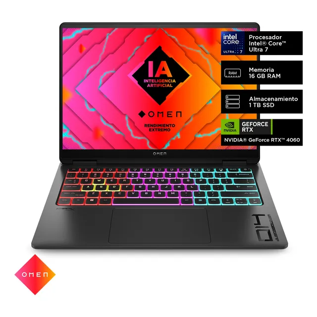 Notebook Hp Omen 14-fb0001la Intel Core Ultra 7 16 Gb Ram Negro Sombra