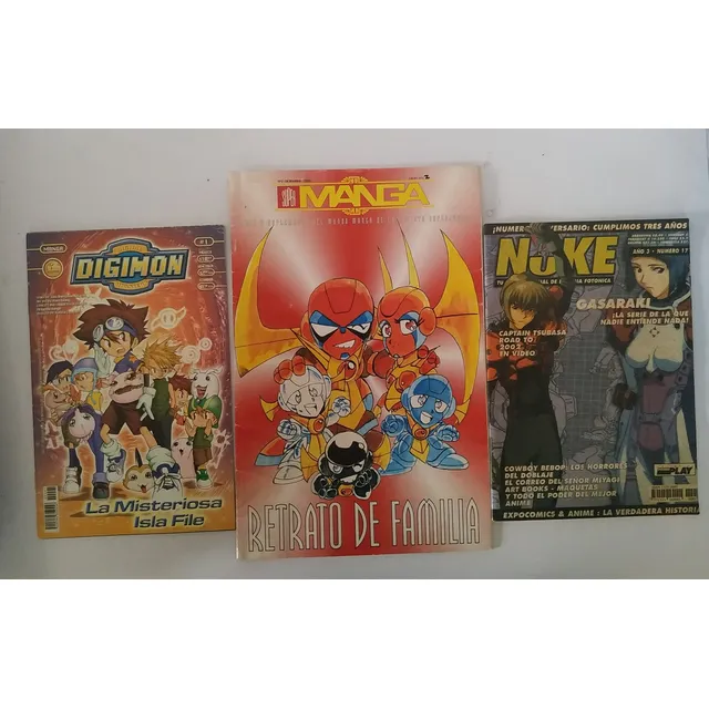 Revistas Manga Digimon-nuke-super Manga Año 1995/2002