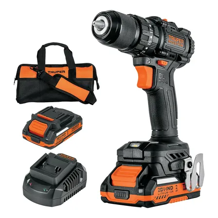 Rotomartillo Truper Industrial 1/2, 20v 2 Baterías N20-rot-2 Negro 60hz