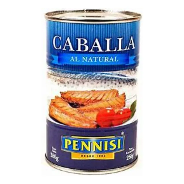 Caballa Al Natural Pennisi 380gr X12 Unidades