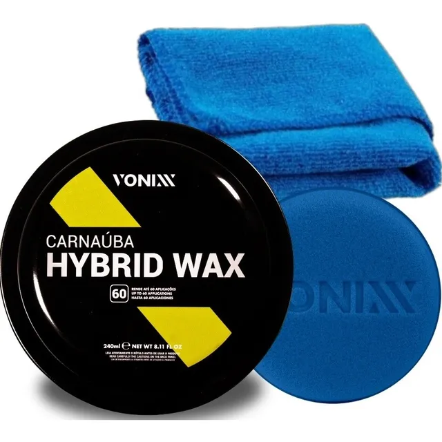 Cera De Carnauba Hybrid Wax Super Protetora 240g Vonixx