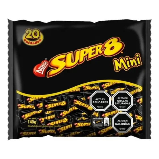 Chocolate Super 8® Mini Multipack 20x7g