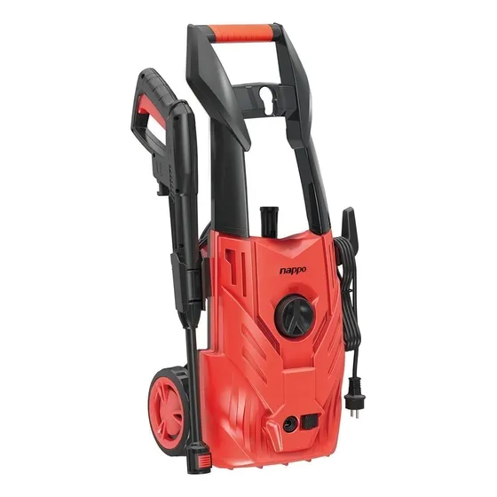 Hidrolavadora eléctrica Nappo NHH-018J con Jabonera negro y rojo de 1800W con 130bar de presión máxima 220V - 50Hz/60Hz
