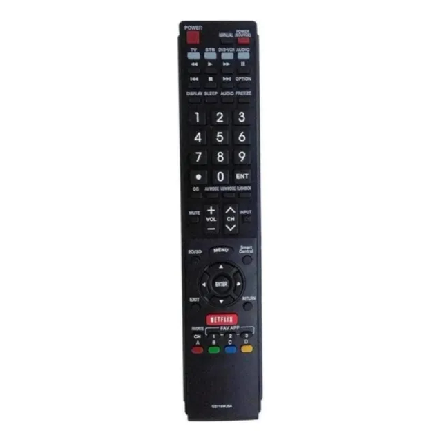 Control Remoto Pará Tv Sharp Aquos Smartv