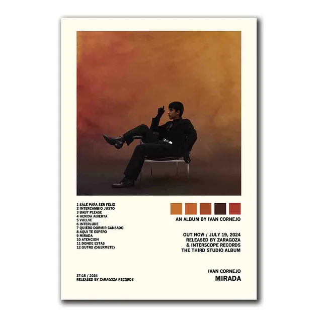Cuadros Decorativos Ivan Cornejo Álbum Music Tracklist