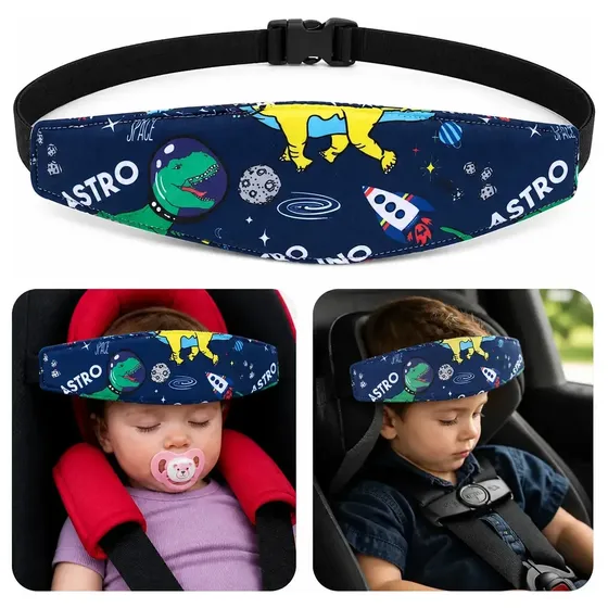Faixa Suporte Cabeça Proteção Bebê Infantil Cadeirinha Carro
