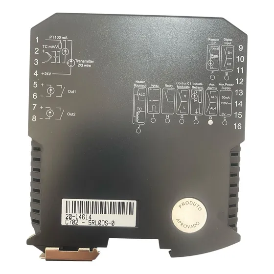Controlador De Temperatura E Processos - C702-5rl0ds-0