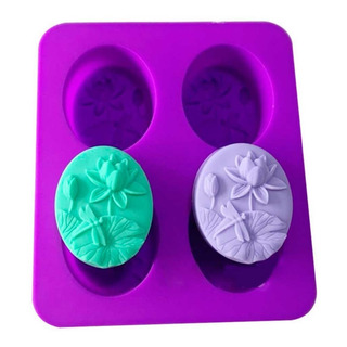 Molde Silicon Flor Loto Libelula Ovalo Jabon Velas Resina Molde Silicon Flor Loto Libelula Ovalo Jabon Velas Resina