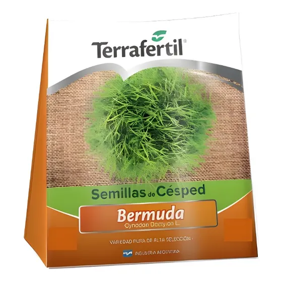 Semilla Cesped Densidad Vegetal Bermuda Terrafertil 1kg
