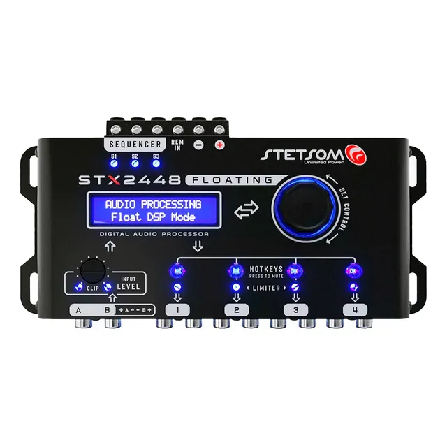 Processador crossover stx2448 floating entradas rca e fio Stetsom