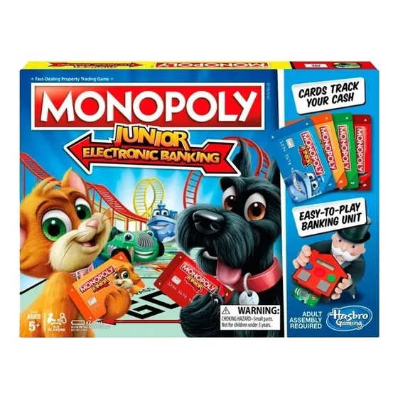 Hasbro Monopoly junior Banco electrónico E1842