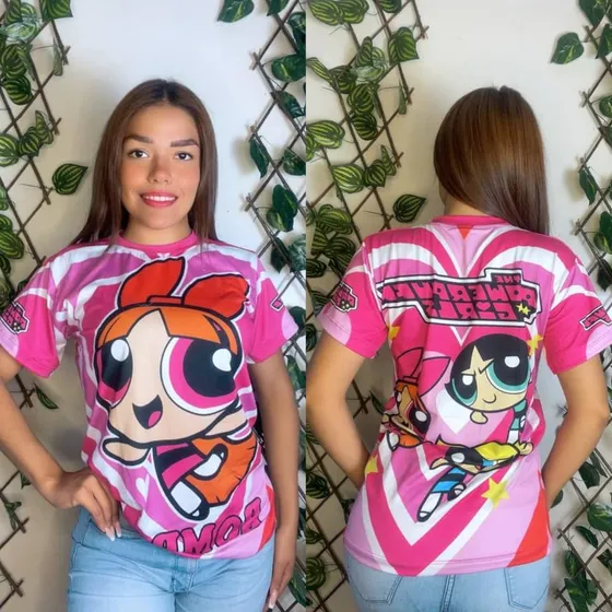 Blusones Oversize Dibujos Animados Caricaturas Para Damas