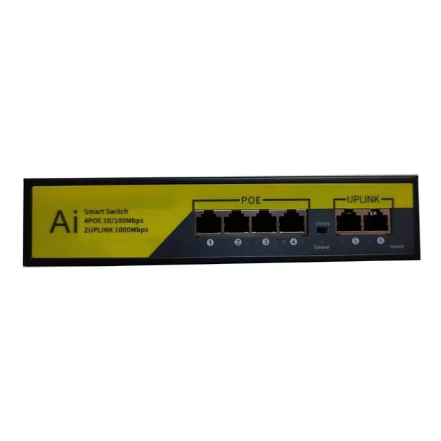Switch Poe 4 E + 2 72w Ipc 