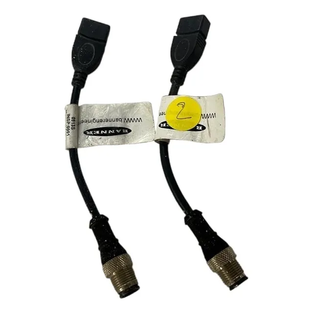 81157, Cordset A-code M12 A Usb-a De Doble Extremo, Nuevo
