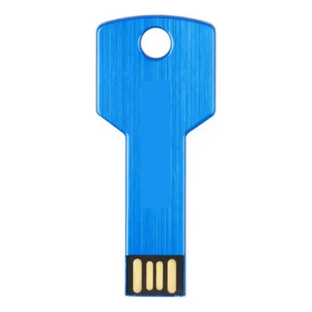 Memoria Usb 2.0 16gb Tipo Llave Metálica Para Pc Laptop