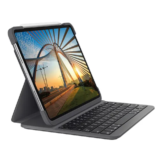 Capa Teclado Logitech Slim Folio iPad Pro 3ª 4ª Geração 12,9