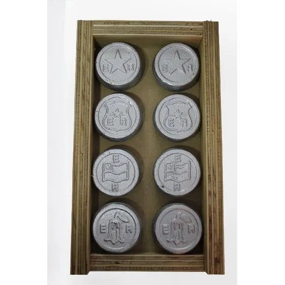 Caja De 8 Tejos Para La Rayuela De 400 Gramos 